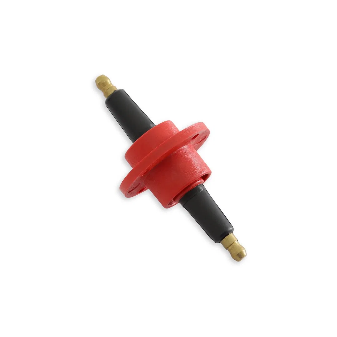8211 – MSD CO. Ignition Coil Wire Firewall Feed Through, Red Rynite - view 2